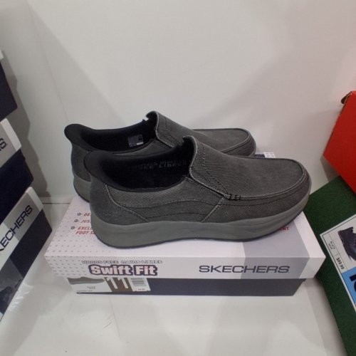 MEN'S SKECHERS HANDS FREE SLIP-INS SHOES - SIZE 8 - BLACK (STYLE: 2001711) image 2