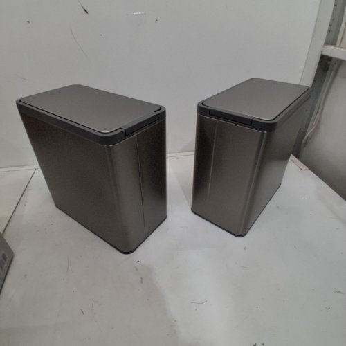 2PK EKO SOFT CLOSE STEP-ON PEDAL BIN - 6.7 LITRES - SILVER/STAINLESS STEEL (MODEL :1941814 ) image 4