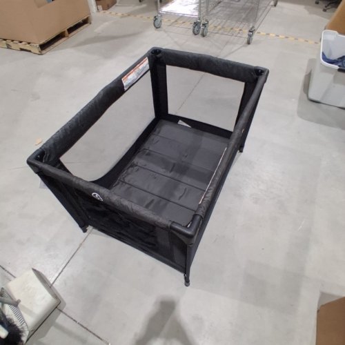 PAMO BABE PORTABLE CRIB BABY PLAYPEN - 39" X 27" X 27" - BLACK - (MODEL : P901) image 2
