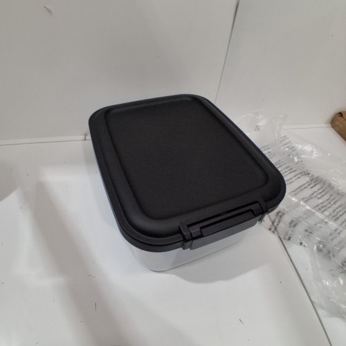 AMAZON BASICS PET FOOD STORAGE CONTAINER - 10LBS - BLACK/CLEAR image 3