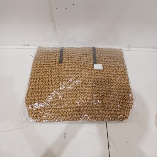 TAICANS WOVEN STRAW TOTE BEACH BAG - BROWN image 2