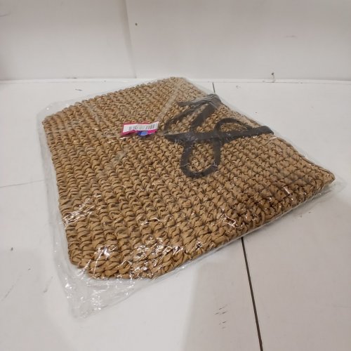 TAICANS WOVEN STRAW TOTE BEACH BAG - BROWN image 3