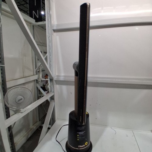 SHARK TURBOBLADE BLADELESS TOWER FAN WITH 80 FT AIRFLOW, 180° OSCILLATION, DUAL PIVOT COOLING, 10 SPEEDS, QUIET OPERATION, DUSTDEFENSE, AND REMOTE CONTROL - BLACK (MODEL: TF202SC) image 3