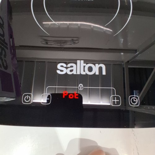 SALTON PORTABLE DOUBLE-INDUCTION COOL TOUCH DIGITAL COOKTOP - BLACK (MODEL: ID1487/1145515) image 3