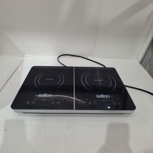 SALTON PORTABLE DOUBLE-INDUCTION COOL TOUCH DIGITAL COOKTOP - BLACK (MODEL: ID1487/1145515) image 4