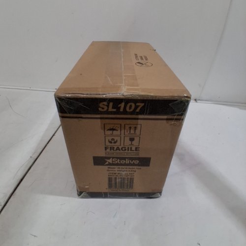 10PC STELIVE GLASS STORAGE FOOD CONTAINERS - CLEAR/BLUE (MODEL: SL107) image 3