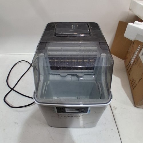 EUHOMY ICE CUBE MAKER MACHINE - 45LBS/DAY - SILVER/BLACK (MODEL: IM004-CSI-CAEH / IM-FP) image 3