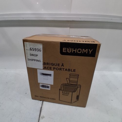 EUHOMY ICE CUBE MAKER MACHINE - 45LBS/DAY - SILVER/BLACK (MODEL: IM004-CSI-CAEH / IM-FP) image 7