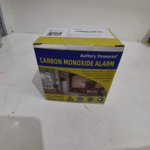 2PK LEDRONCO CARBON MONOXIDE DETECTOR - WHITE image 2