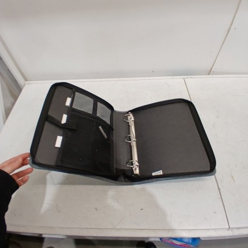 HILROY DOUBLE BOOSTER D-RING ZIPPER BINDER WITH MULTIPLE POCKETS & PEN HOLDERS - 2" - GREY (MODEL:4304982) image 4