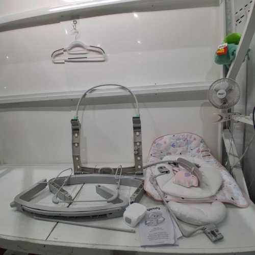 INGENUITY KEEP COZY 3-IN-1 GROW WITH ME VIBRATING BABY BOUNCER SEAT & ROCKER - 6-40LBS - PINK/GREY (MODEL: 12909) image 3