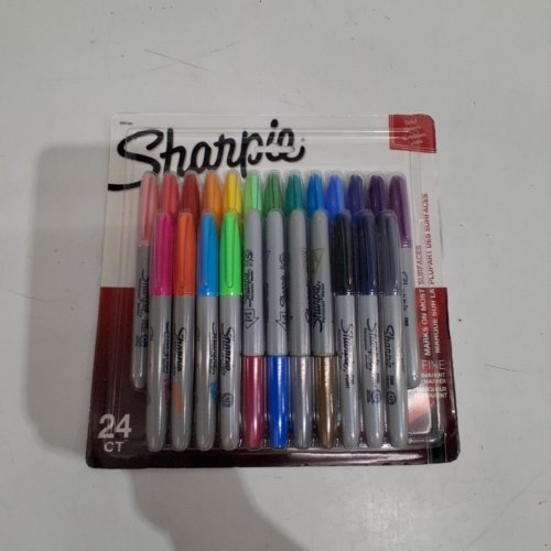 24PK SHARPIE FINE POINT PERMANENT MARKERS - ASSORTED COLORS image 2
