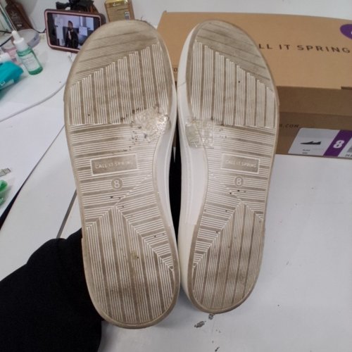 WOMEN'S CALL IT SPRING KNIT SLIP ON SHOES - SIZE 8 - BLACK (STYLE: 6622108) image 3