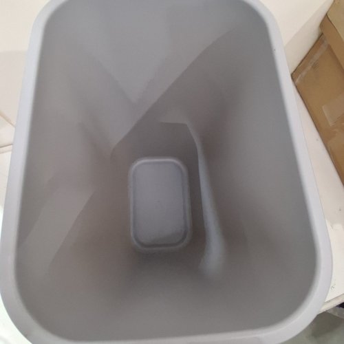 RUBBERMAID COMMERCIAL DESKSIDE PLASTIC WASTEBASKET/GARBAGE - 10 GAL - GREY (MODEL: 2957) image 3