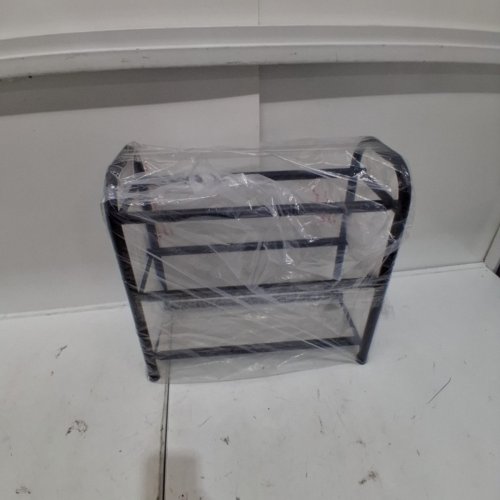 3-TIER HEAVY DUTY METAL EXPANDABLE SHOE RACK - 18"- 47" - BLACK image 5