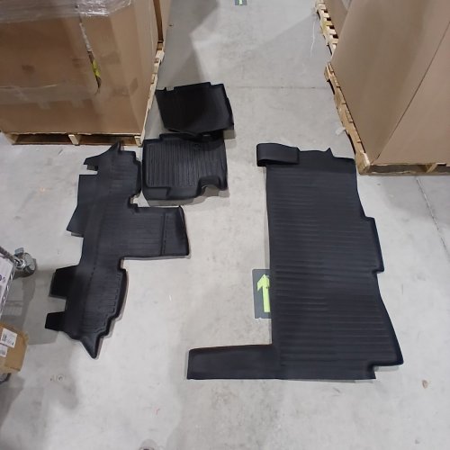 DRCARNOW CAR FLOOR MATS - COMPATIBLE WITH DODGE GRAND CARAVAN 7 SEATER 2008-2020 - BLACK image 2