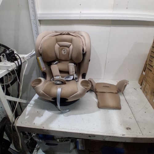 CYBEX GOLD CALLISTO G 360 ROTATING ALL-IN-ONE CONVERTIBLE CAR SEAT WITH SAFETY ASSURE PROTECTION SYSTEM - 120LBS MAX - ALMOND BEIGE (MODEL: 524000601) image 3