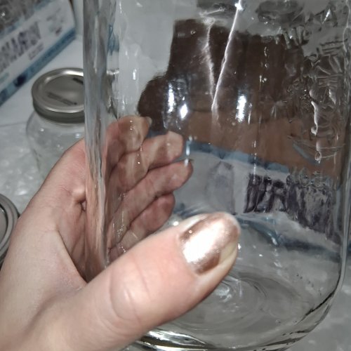 12PK BERNARDIN MASON JARS WITH LIDS AND BANDS - 1L - CLEAR image 3