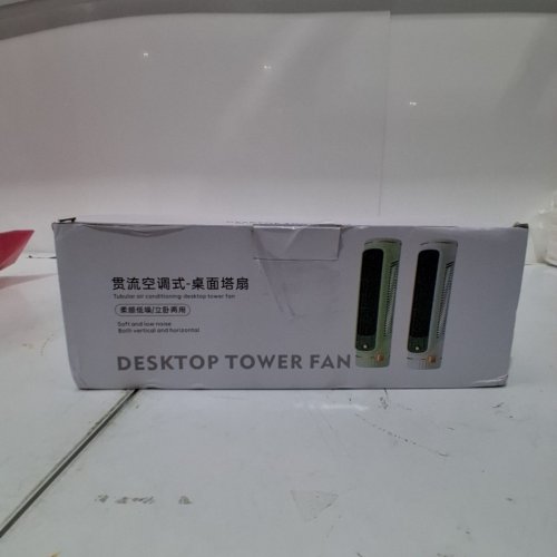 FIRELEX MINI HORIZONTAL AND VERTICAL DESKTOP TOWER FAN - 10" - SAGE GREEN image 5