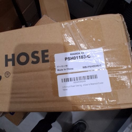 A-PREMIUM POWER STEERING PRESSURE & RETURN HOSE - COMPATIBLE WITH TOYOTA CAMRY (2002-2009), SOLARA (2004-2008) - BLACK/GREY (MODEL: PSH01183-C) image 2