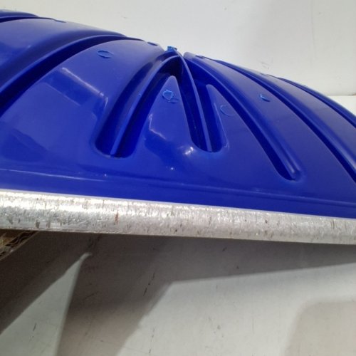 SNOW SHOVEL SNOW PUSHER SNOW REMOVAL TOOL WITH ANTI STRAIN FORE GRIP - 18" - BLUE image 4