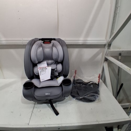 BRITAX ONE4LIFE CLICKTIGHT ALL‑IN‑ONE CONVERTIBLE CAR SEAT WITH REAR‑FACING HIGH‑BACK BOOSTER, CLICKTIGHT INSTALLATION SAFECELL STEEL FRAME 15‑POSITION HARNESS MACHINE‑WASHABLE COVER - GREY (MODEL: E1C923N) image 4
