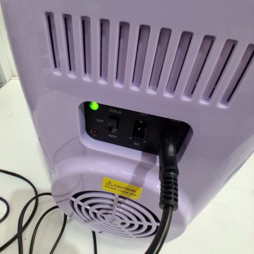 YASHE PORTABLE AC/DC MINI FRIDGE - 6L - PURPLE (MODEL: MFA-6 L-H) image 2