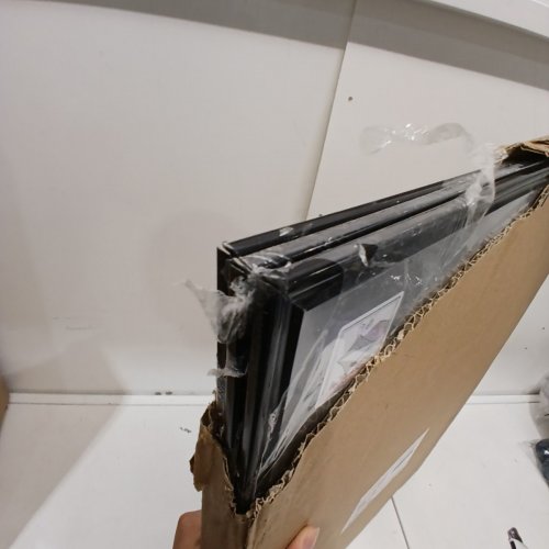 3PK USIMPLES SYNTHETIC WOOD PICTURE FRAMES - 18" X 24" - BLACK image 3