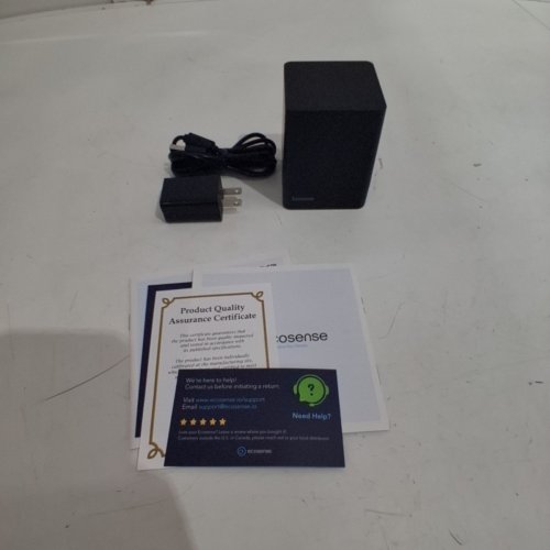 ECOSENSE ECOCUBE DIGITAL RADON DETECTOR WITH APP CONTROL - BLACK (MODEL: EQ100A image 2