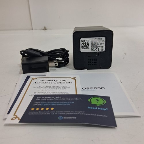 ECOSENSE ECOCUBE DIGITAL RADON DETECTOR WITH APP CONTROL - BLACK (MODEL: EQ100A image 3