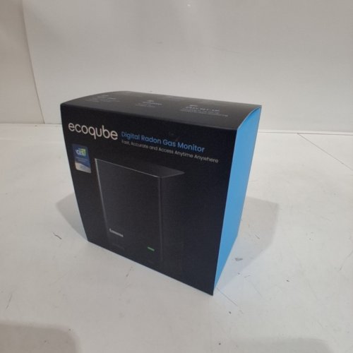 ECOSENSE ECOCUBE DIGITAL RADON DETECTOR WITH APP CONTROL - BLACK (MODEL: EQ100A image 4