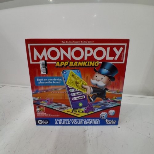 MONOPOLY APP BANKING BOARD GAME - LINKS TO SMART DEVICES - 2 TO 6 PLAYERS image 3