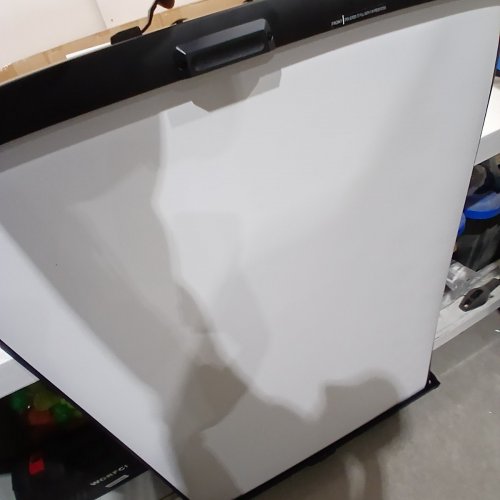 EXCELIMAGE PORTABLE PROJECTOR SCREEN WITH STAND - 50" - BLACK (MODEL: EXCEL-TT50V) image 3