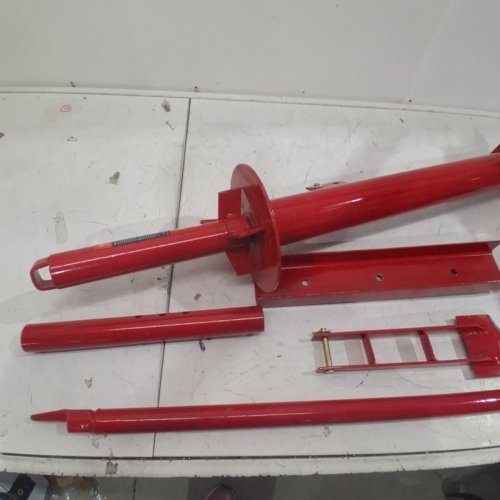 VEVOR PORTABLE MANUAL HAND BEAD BREAKER TIRE CHANGER/MOUNTING TOOL FOR GARAGE OR HOME - FOR 8" TO 16" TIRES - RED (MODEL: LTCZ-B) image 3