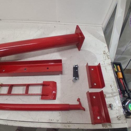 VEVOR PORTABLE MANUAL HAND BEAD BREAKER TIRE CHANGER/MOUNTING TOOL FOR GARAGE OR HOME - FOR 8" TO 16" TIRES - RED (MODEL: LTCZ-B) image 4