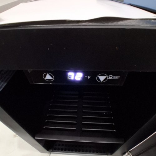 EUHOMY BEVERAGE REFRIGERATOR COOLER WITH 40°F-61°F DIGITAL TEMPERATURE CONTROL - 18L (HOLDS 25 CANS) - BLACK (MODEL: FWC008-11BL-CAEH /‎ WC-6B) image 2