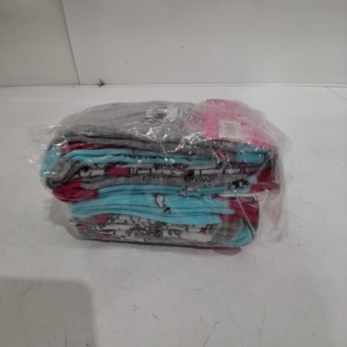 2 (3PR) GIRL'S LOL SURPRISE SOCKS - SHOE SIZE 13-4 - TURQUOISE, PINK AND GRAY image 4
