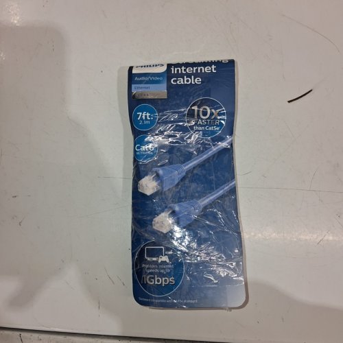 PHILIPS CAT6 ETHERNET CABLE - 7FT - BLUE (MODEL: SWN7121A/27) image 2