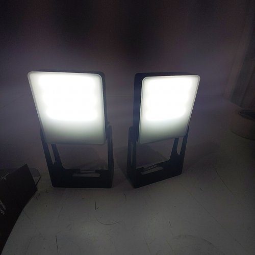 2PK POPOLRON RECHARGEABLE DIMMABLE CAMPING LIGHTS - 4000 MAH - BLACK image 2