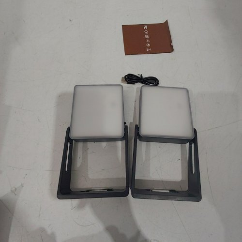 2PK POPOLRON RECHARGEABLE DIMMABLE CAMPING LIGHTS - 4000 MAH - BLACK image 3