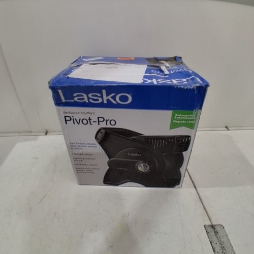 LASKO HIGH VELOCITY LIGHTWEIGHT PRO PIVOTING UTILITY FAN - BLACK (MODEL: U12104C) image 4