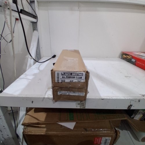 HEAVY DUTY CLEAR VAPOR AND MOISTURE PLASTIC BARRIER SHEET TARP/DROP CLOTH - 10FT X 25FT - 6 MIL - CLEAR (MODEL: PS10256) image 3