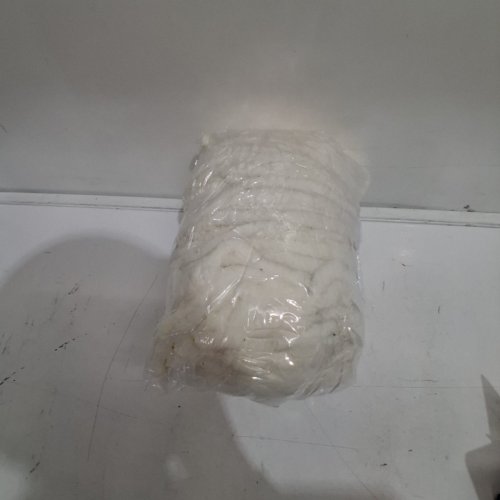 CHUNKY CHENILLE YARN FOR KNITTING AND CROCHET - WHITE image 3