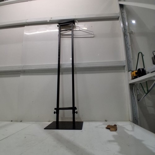 PORTABLE HEIGHT ADJUSTABLE WEDDING/STORE WELCOME BOARD STAND - 44" - 80" - BLACK image 2
