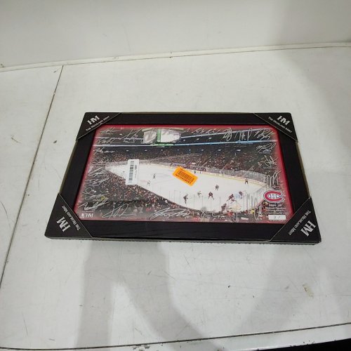 THE HIGHLAND MINT MONTREAL CANADIENS 2024-2025 SIGNATURE RINK PRINT - 31/5000 - 19.5" X 12" - BLACK image 2