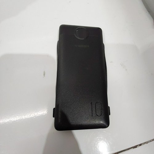 VEGER PORTABLE CHARGER POWER BANK FOR IPHONE WITH BUILT IN CABLES AND WALL PLUG - 10000MAH - BLACK - (MODEL: V1115) image 4