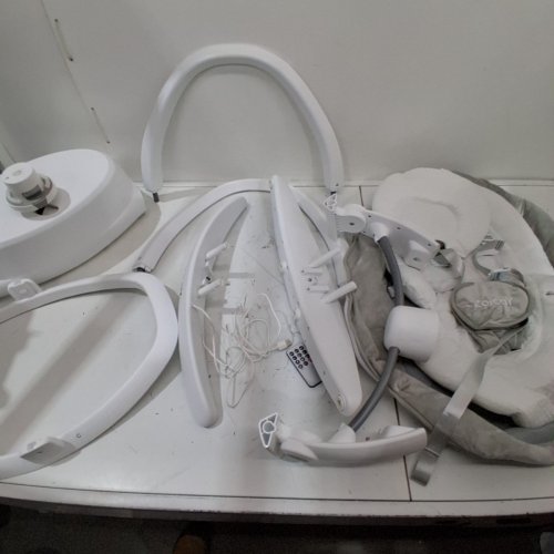 ZOICAY 3-IN-1 BABY SWING WITH MOTION DETECTION AND BLUETOOTH - GREY/WHITE (MODEL: TY666B-6 ) image 5