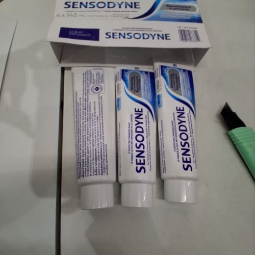 3PK SENSODYNE TRIPLE CLEANING TOOTHPASTE - WHITENING PLUS TARTAR FIGHTING - 145ML/EACH image 3