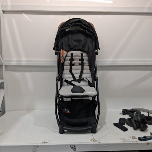 BABIES SUMMER BY INGENUITY 3DQUICKCLOSE CS+ COMPACT FOLD STROLLER- 50LBS CAP - GREY/BLACK (MODEL:31900) image 2