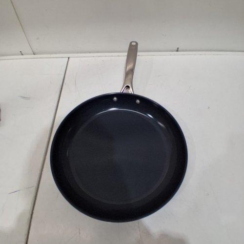 BLUE DIAMOND DIAMOND INFUSED CERAMIC NONSTICK FRYING PAN SKILLET - 12" - BLUE image 2